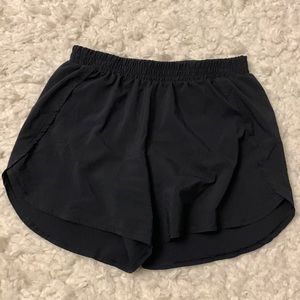 Black all in motion shorts